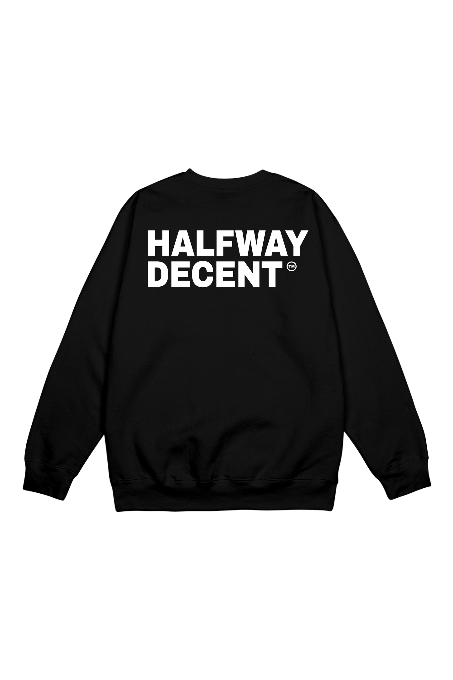 BLACK CREW NECK